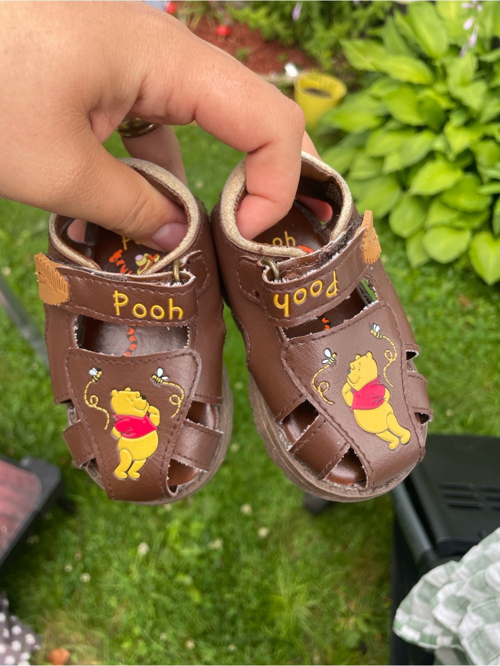 Pooh Brown baby Sandals with Winnie the Pooh